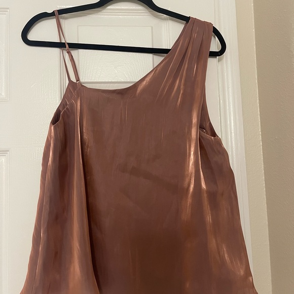 Free People Shimmy Shimmy Top Pink One Shoulder - Picture 16 of 16